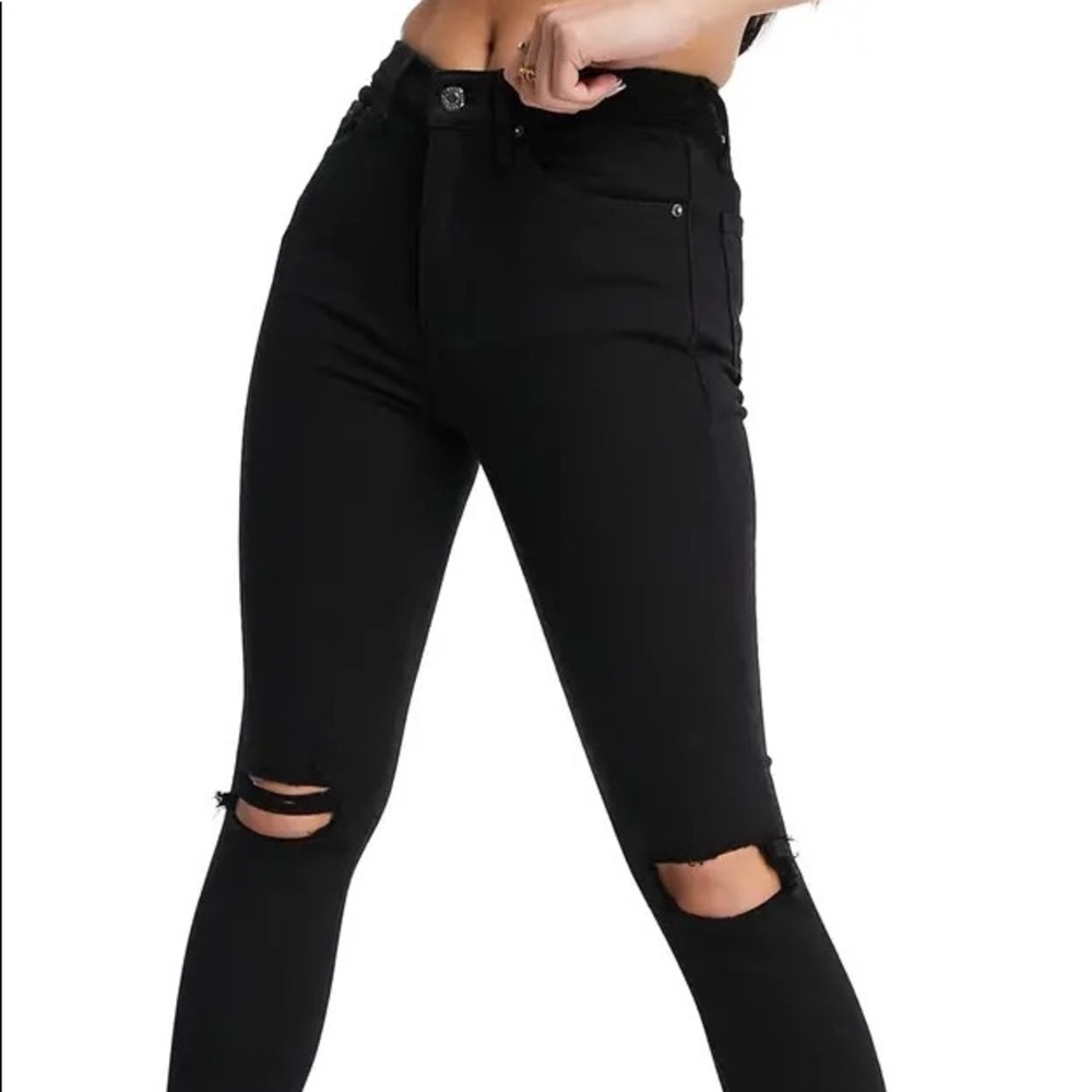 Black Topshop Jamie jeans